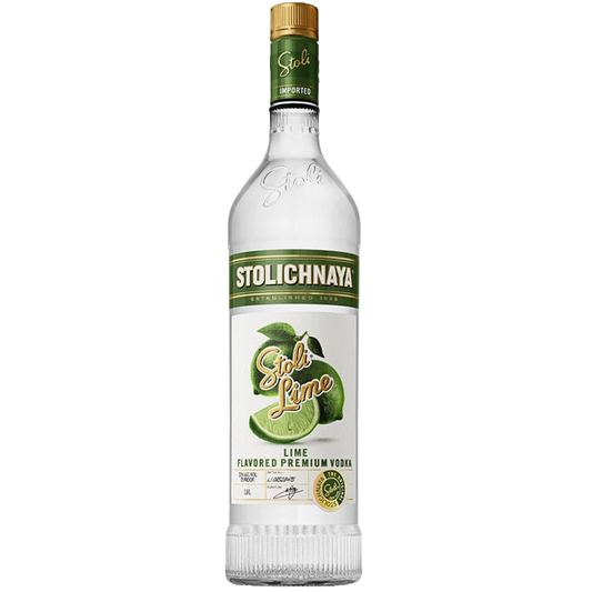 Stolichnaya Lime Flavored Premium Vodka - 750ML 