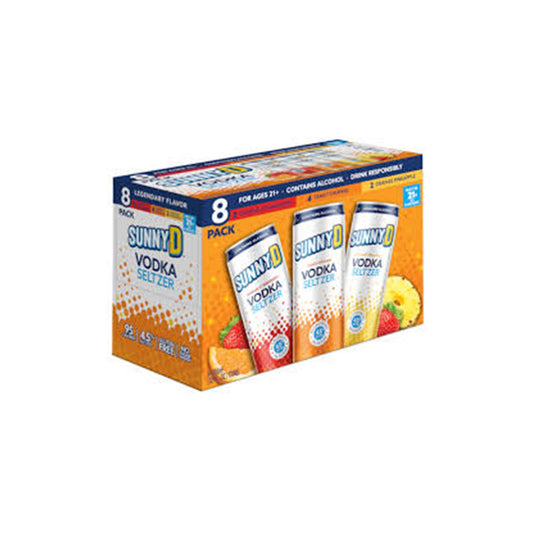 Sunny D Tangy Orange Vodka Seltzer - 4PK