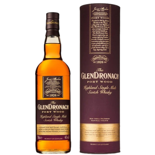 The GlenDronach 10 Year Old Portwood Finish Highland Single Malt Scotch Whisky - 750ML 