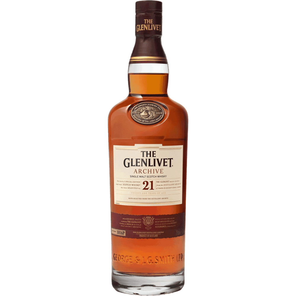 The Glenlivet 21 Year Old Single Malt Scotch Whisky - 750ML 