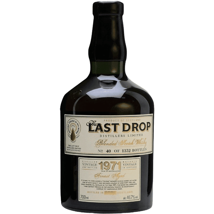 The Last Drop Distillers 1971 Vintage Blended Scotch Whiskey - 750ML 