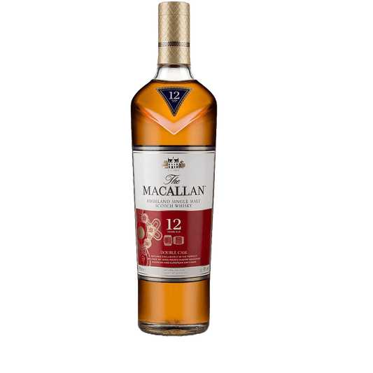 The Macallan 12 Years Old Double Cask Highland Single Malt Scotch Whiskey Lunar New Year Edition 2020 - 750ML 