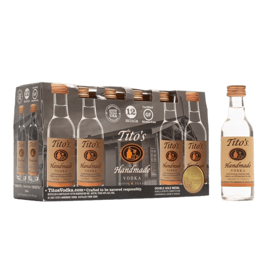 Tito's Handmade Vodka 12-Pack - 50ML