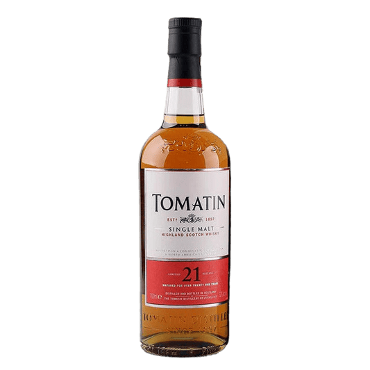 Tomatin 21 Year Old Highland Single Malt Scotch Whisky -  750ML 