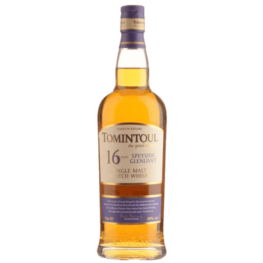 Tomintoul 16 Year Old Speyside Glenlivet Single Malt Scotch Whisky - 750ML 
