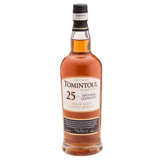 Tomintoul 25 Year Old Speyside Glenlivet Single Malt Scotch Whisky 86 Proof - 750ML 