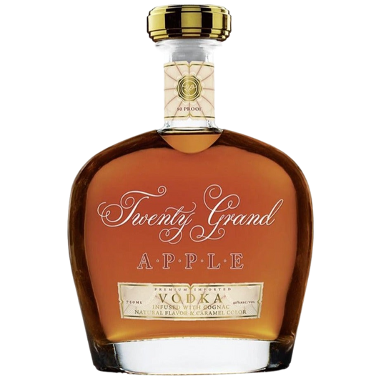 Twenty Grand APPLE VODKA Infused with Cognac - 750ML 