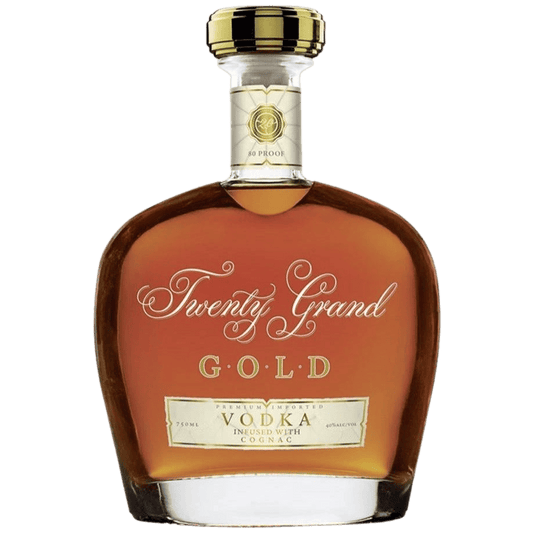 Twenty Grand GOLD VODKA Infused with Cognac - 750ML 