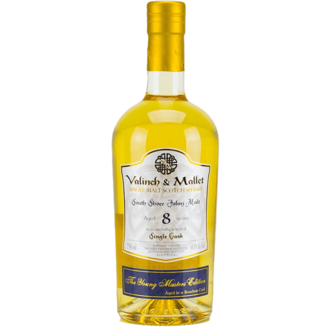 Valinch & Mallet 8 Yrs Old Lagavulin Single Cask South Shore Islay Single Malt Scotch Whsky The Young Masters Edition - 750ML 