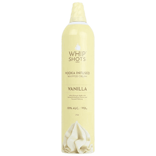 Whipshots Vanilla Vodka Infused Whipped Cream by Cardi B - 375ML 