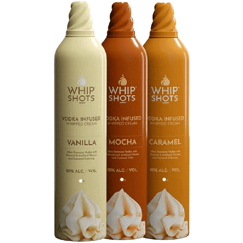 Whipshots Vodka Infused Whipped Cream by Cardi B Bundle - 200ML 