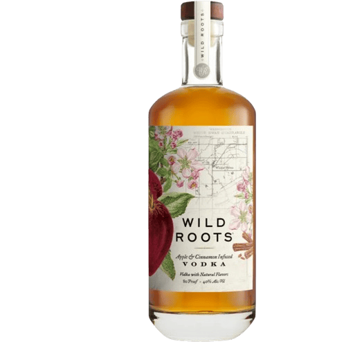 Wild Roots Apple and Cinnamon Infused Vodka - 750ML Flavored Vodka